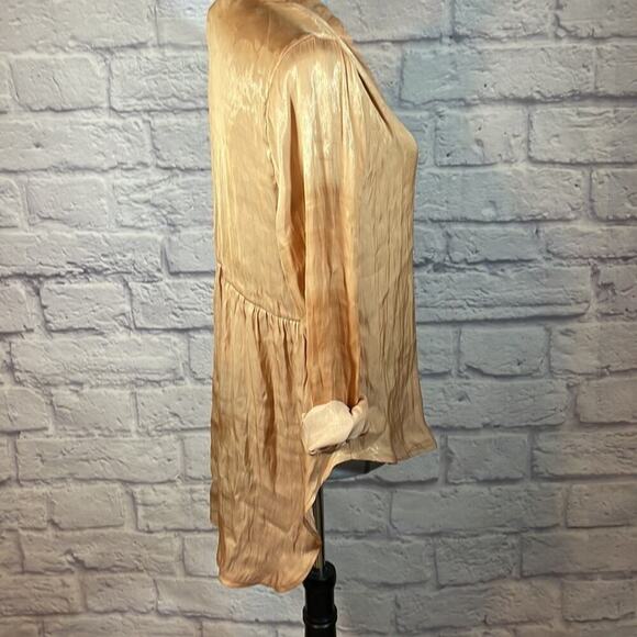 NWT H&M satin crinkle tunic blouse - Picture 3 of 8